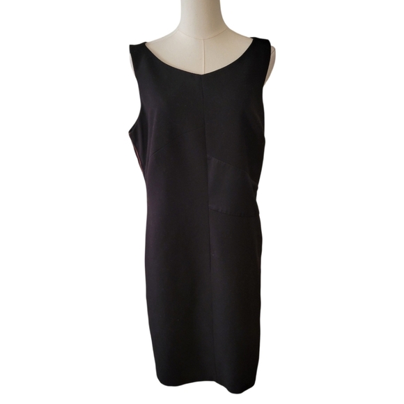 A/X Armani Exchange Dresses & Skirts - NWT Armani Exchange Black Sleeveless Satin Inset Dress Size 14